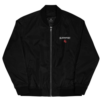 Red Punch Bomber Jacket