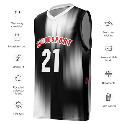 "Bloodsport" Basketball Jersey